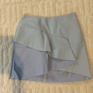 Zara Basic Mini Skirt Blue Women’s Size Small EUC